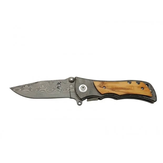 2-32 Damascus Çakı 20 Cm Manuel, Kemerlikli