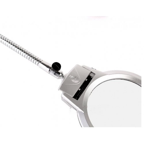 2.5x90 Mm 5x24 Mm Büyüteç, Mandallı Metal Hortumlu Masa Üstü Büyüteç 2.5x90 Mm 5x24 Mm Büyüteç, Mandallı Metal Hortumlu Masa Üstü Büyüteç
