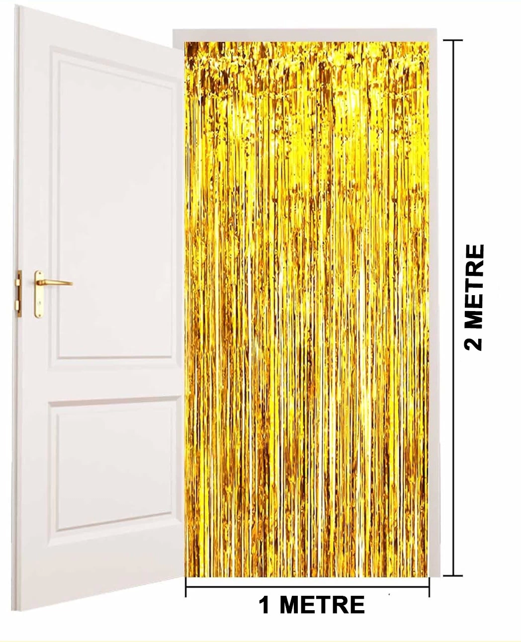 Altın Gold Renk Ekstra Metalize Parlak Saçaklı Arka Fon Perde İthal A Kalite 1x2 Metre Altın Gold Renk Ekstra Metalize Parlak Saçaklı Arka Fon Perde İthal A Kalite 1x2 Metre