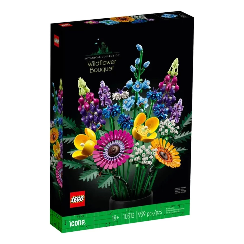 BFS  10313 LEGO® icons - Kır Çiçekleri Buketi 939 parça +18 yaş