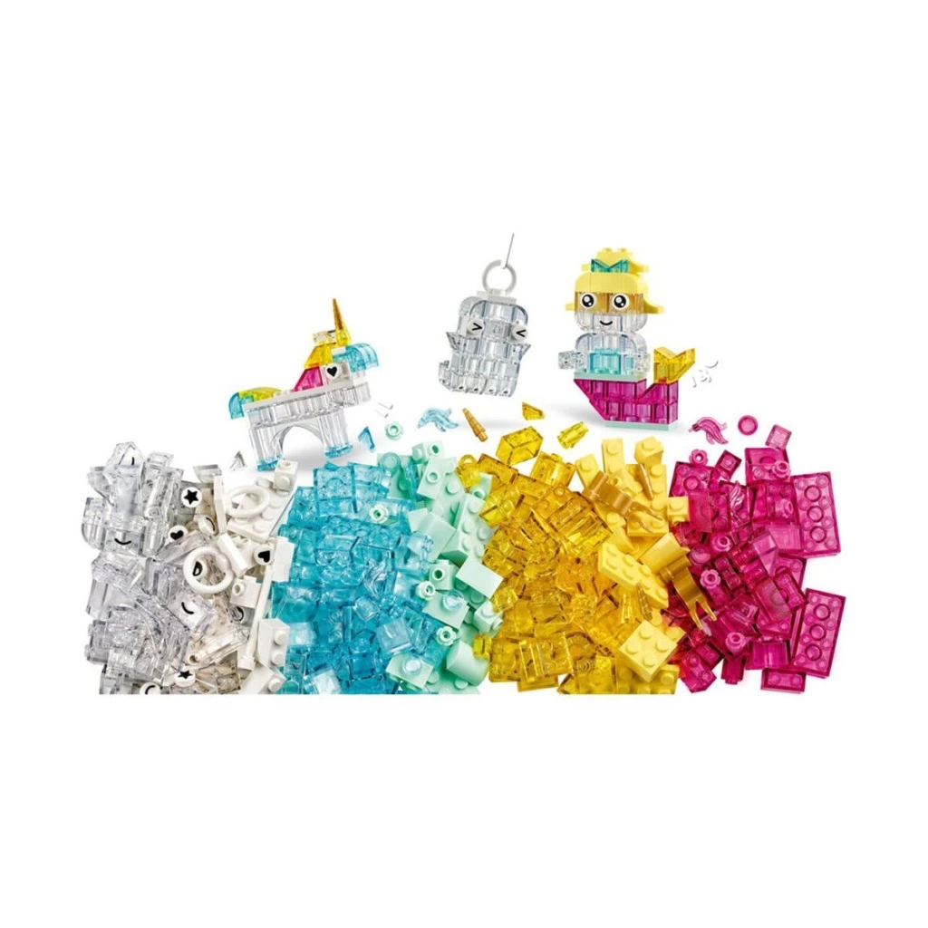 BFS  11040 Lego Clic  Sihirli Saydam Kutu 340 parça +5 yaş