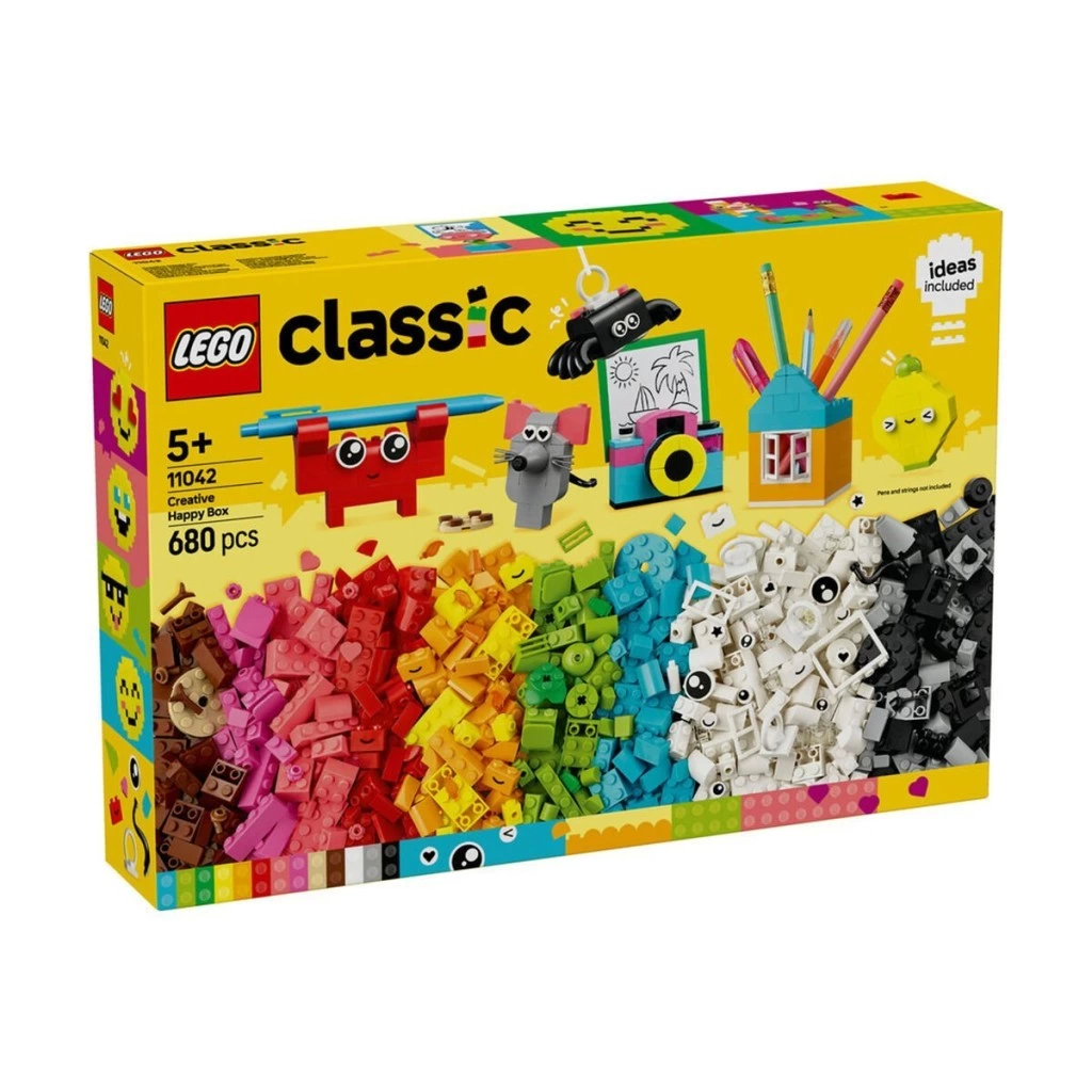 BFS  11042 Lego Clic Yaratıcı Mutlu Kutu 680 parça +5 yaş