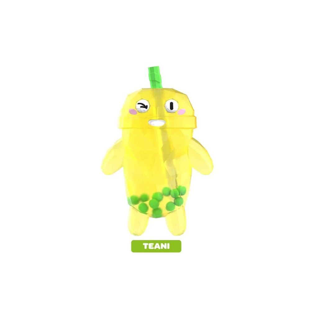 BFS  12387 SUN-BTF-FİGÜR BUBBLE TEA CRYSTAL BOBA PALS SERIES 14CM 6A