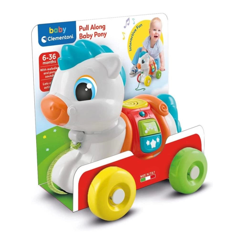BFS  17812 Baby Clementoni - Çek Çek Pony