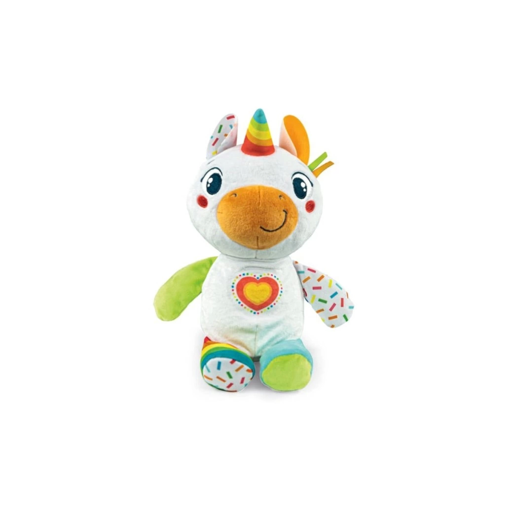 BFS  17846 Baby Clementoni - Tek Boynuzlu At Peluş Oyuncak