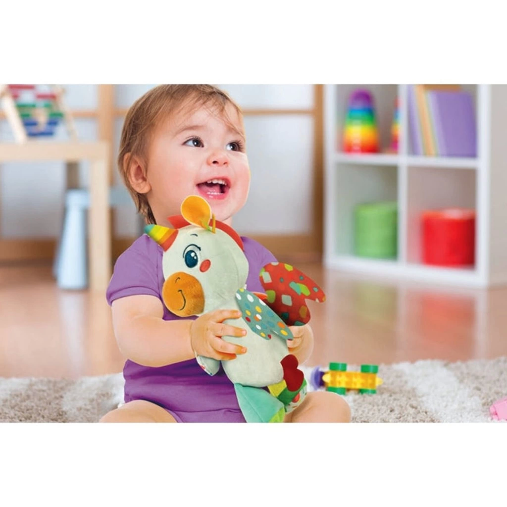 BFS 17846 Baby Clementoni - Tek Boynuzlu At Peluş Oyuncak BFS 17846 Baby Clementoni - Tek Boynuzlu At Peluş Oyuncak