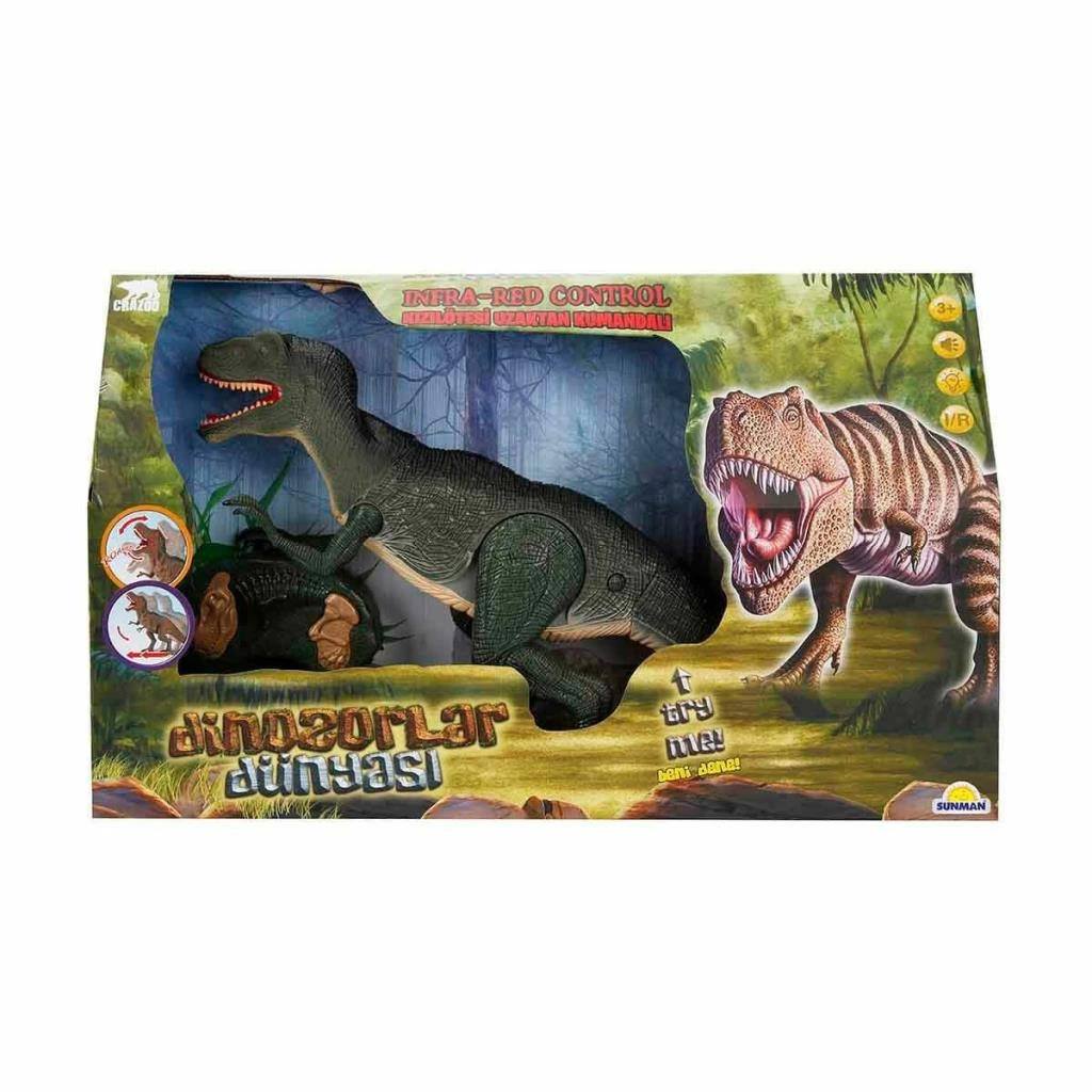BFS 1982 Infrared Kumandalı Sesli ve Işıklı Hareketli Dinozor -Sunman BFS 1982 Infrared Kumandalı Sesli ve Işıklı Hareketli Dinozor -Sunman