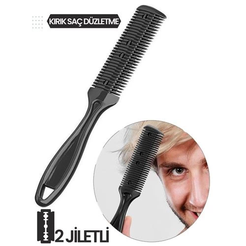 BFS  2 Jiletli Kırık Saç Sakal Düzletme İnceltme Tarağı