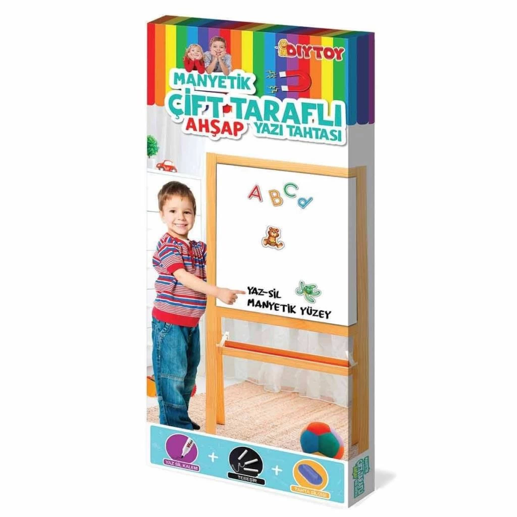 BFS  2195 AYAKLI ÇİFT TARAFLI MANYETİK AHŞAP YAZI TAHTASI