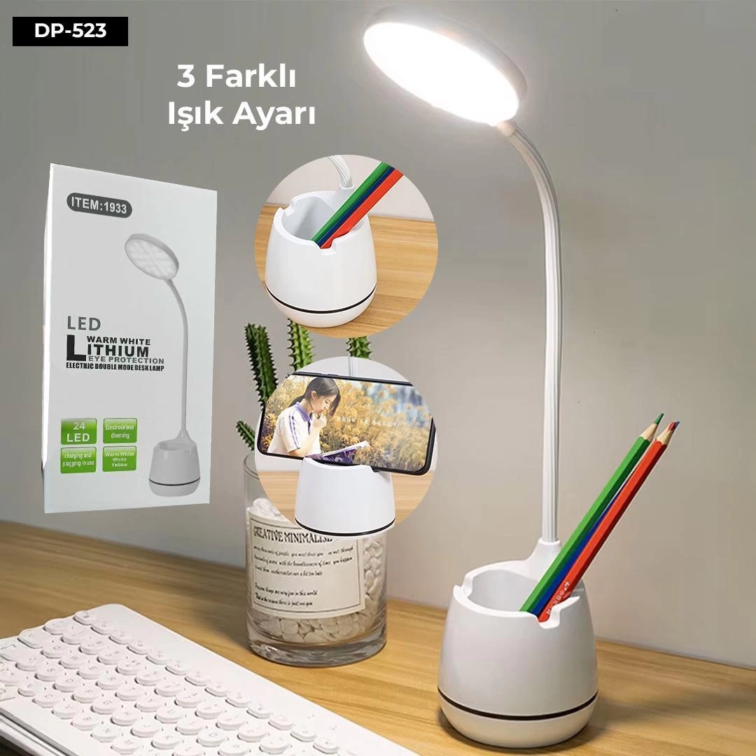 BFS 3 Modlu Kıvrımlı Bükülebilir Masa Lambası