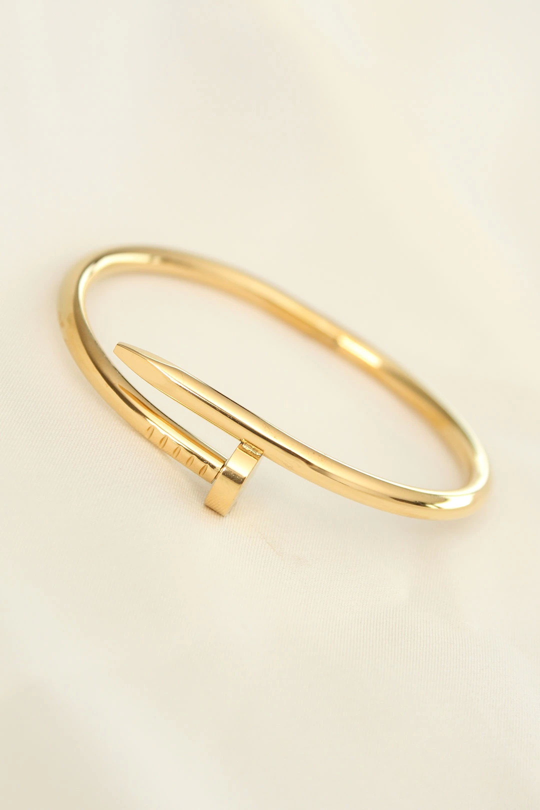 BFS 316L Çelik Gold Renk Çivi Model Bileklik