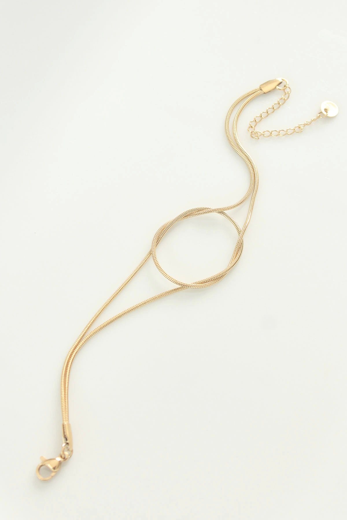 BFS 316L Çelik Gold Renk Düğüm Model Bileklik