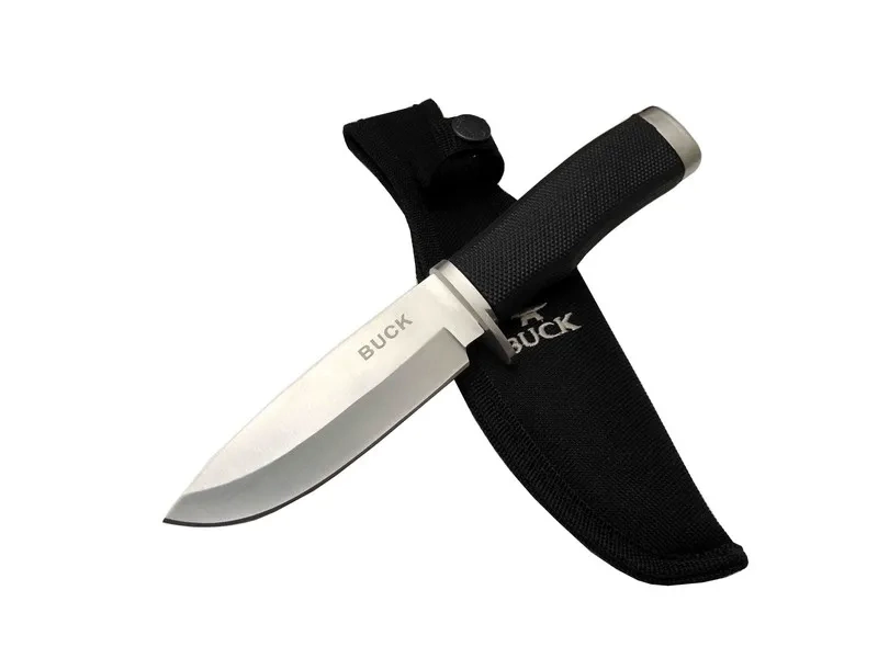 BFS 7-7 Siyah Av / Outdoor Bıçak 22cm - Siyah Sap, Kılıflı