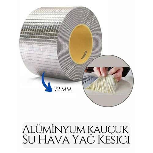 BFS  72 mm Su Hava Yağ Kesici İzolasyon Bandı 2 Metre