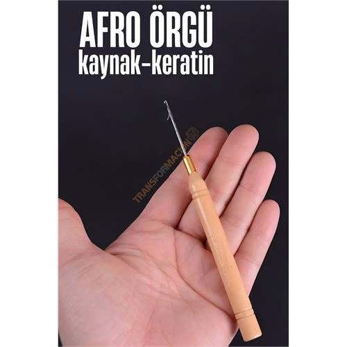 BFS  Afro Örgü İğnesi Saç Kaynak Keratin Tığı