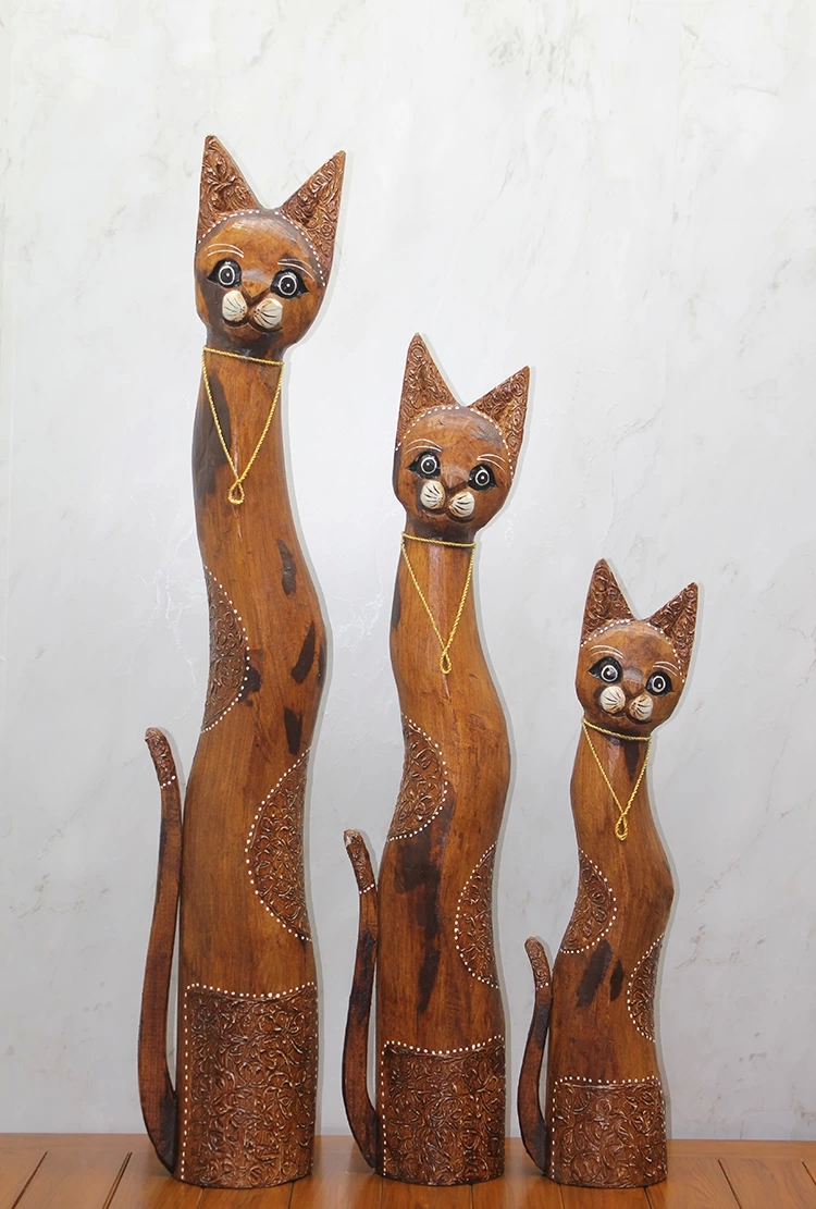 BFS Ahşap 3'lü Kedi Seti 1 Metre. Trendy:2