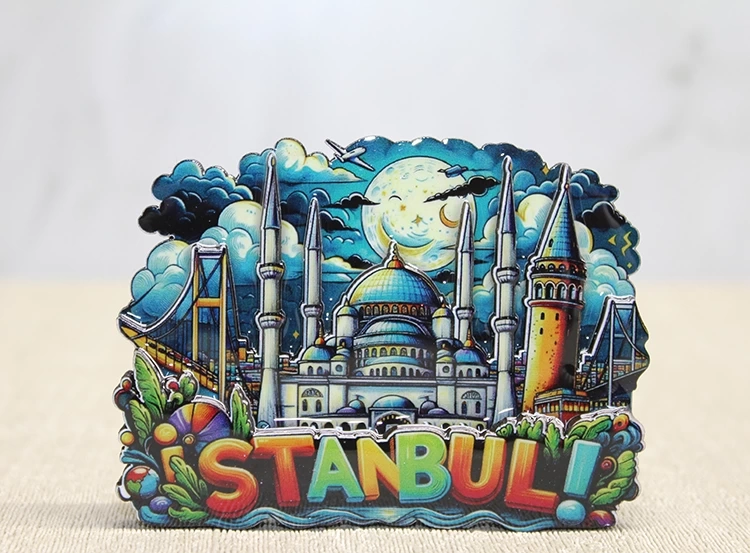 BFS Ahşap İstanbul Temalı Magnet Alk4597