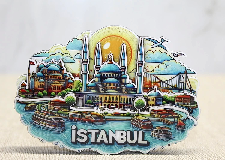 BFS Ahşap İstanbul Temalı Magnet Alk4598