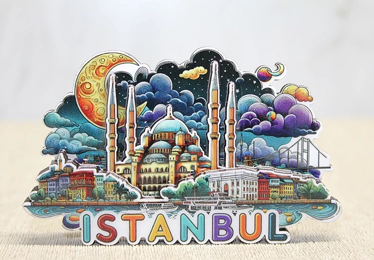 BFS Ahşap İstanbul Temalı Magnet Alk4599