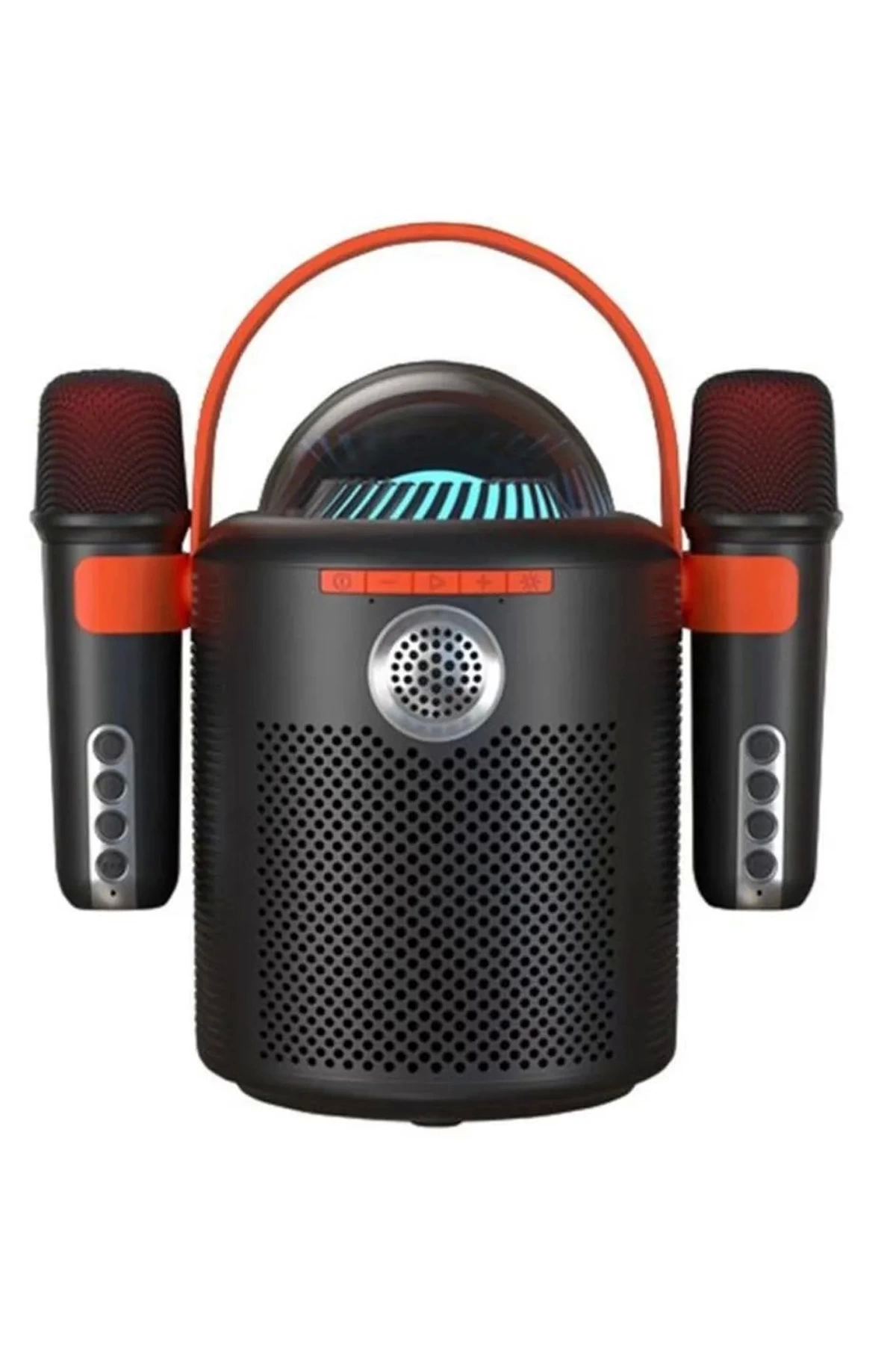 BFS Bluetooth Aile Parti Seti Kablosuz Çift Mikrofon 6 Ses Degıstırme Siyah