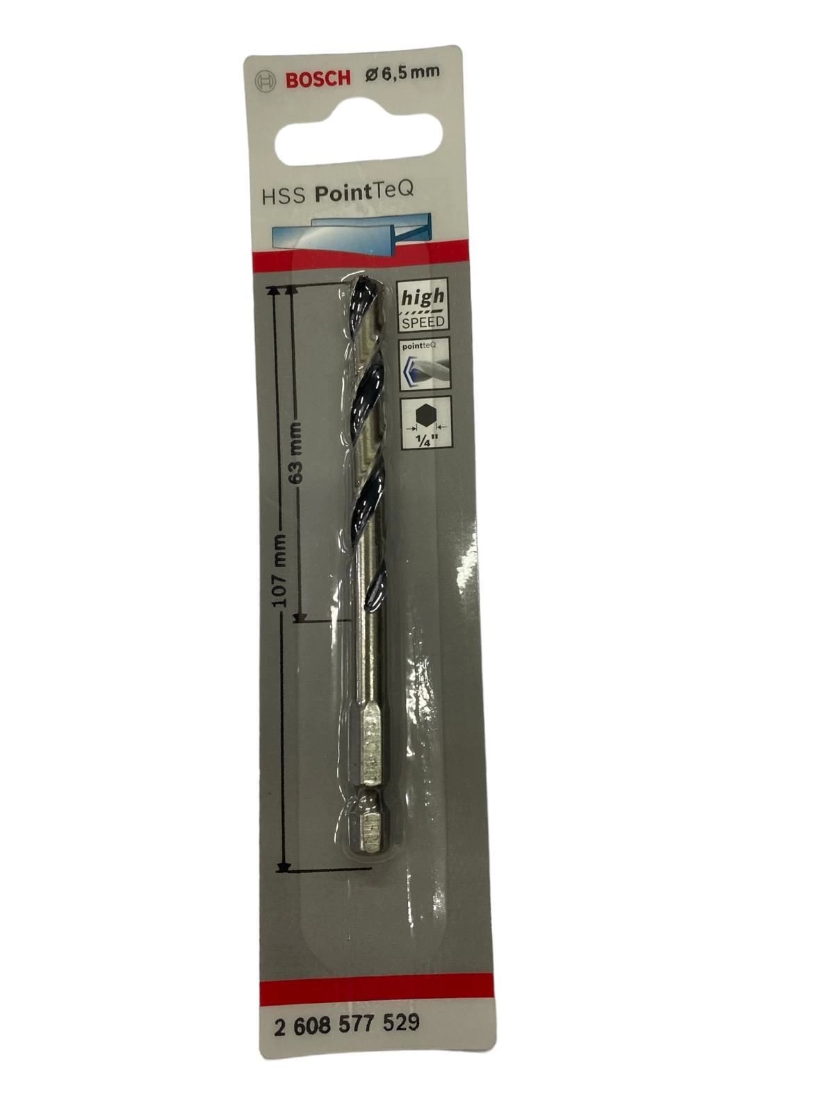 BFS Bosch Pointteq Altıgen Şaftlı Hss Matkap Ucu 6,5 mm