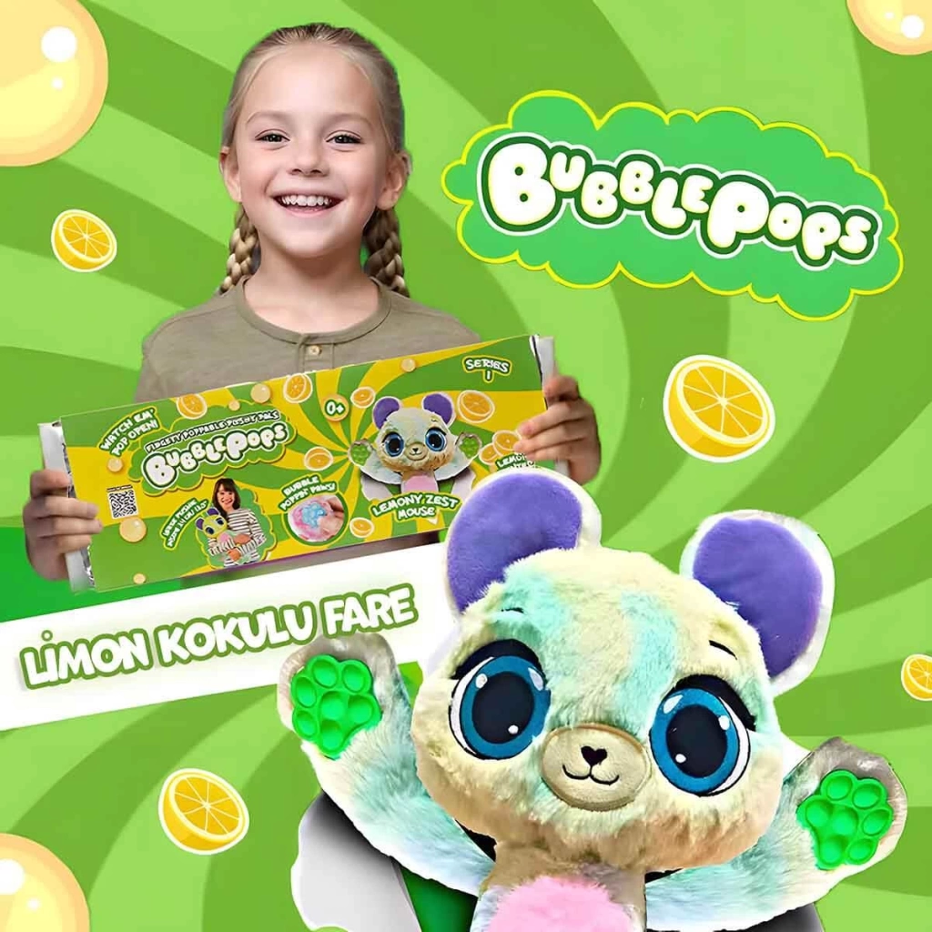 BFS Bubble Pops Kokulu Peluş S1 BFS Bubble Pops Kokulu Peluş S1