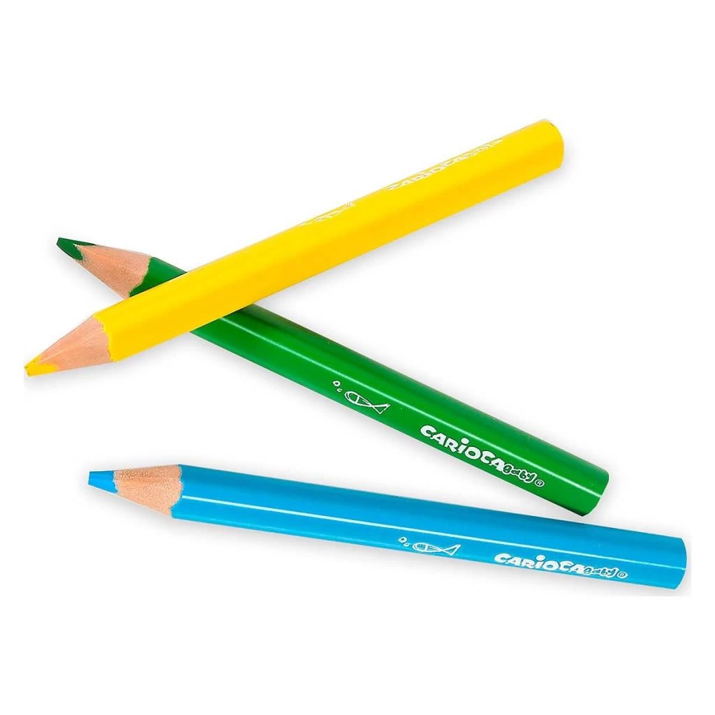 BFS Carioca Baby Jumbo Üçgen Kuru Boya Kalemi 10'lu BFS Carioca Baby Jumbo Üçgen Kuru Boya Kalemi 10'lu