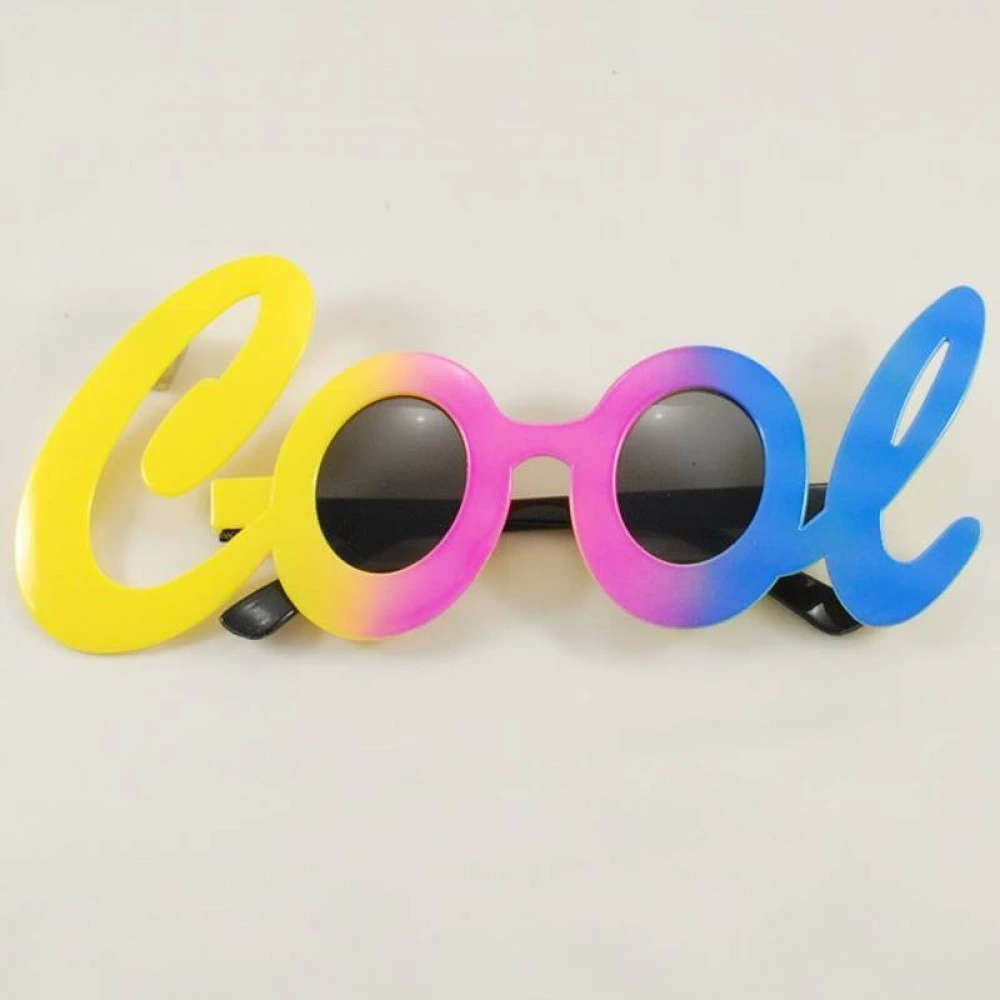 BFS   Cool Yazılı Rengarenk Parti Gözlüğü 21x8 cm
