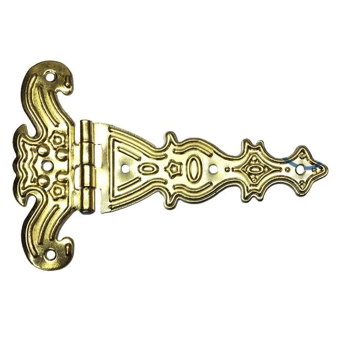 BFS Dekoratif, Sac Tek Kuyruklu Menteşe - 69x102 Mm, Büyük, Sarı, 100 Adet