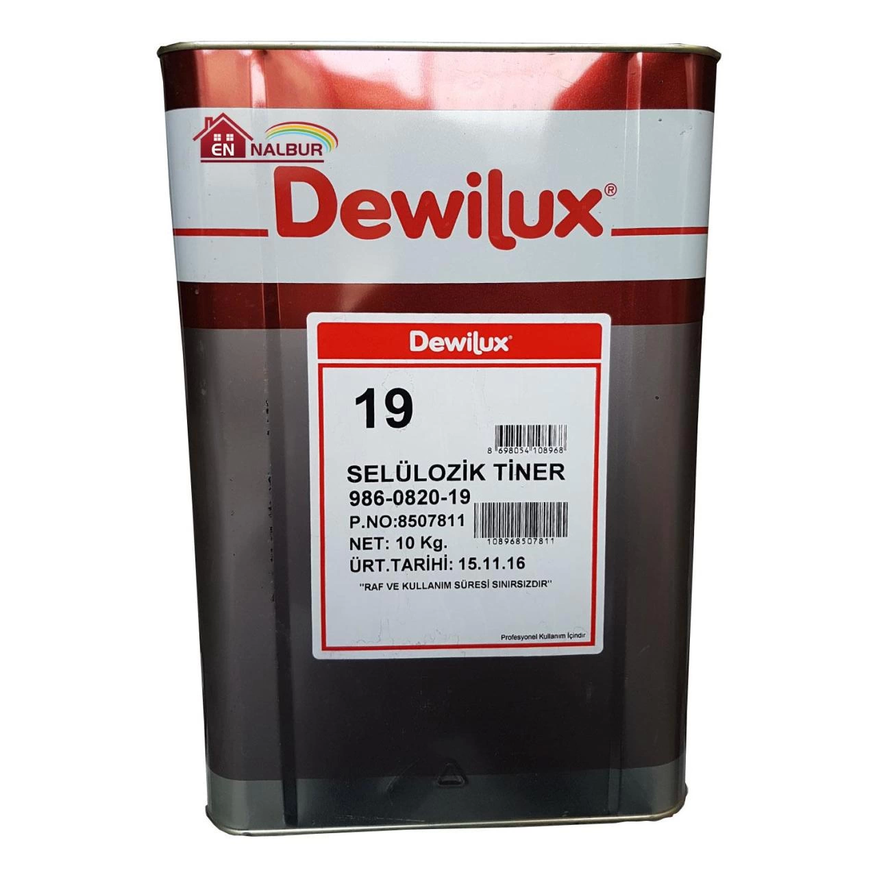 BFS Dewilüx Selülozik Tiner 10 Kg (12 Litre)