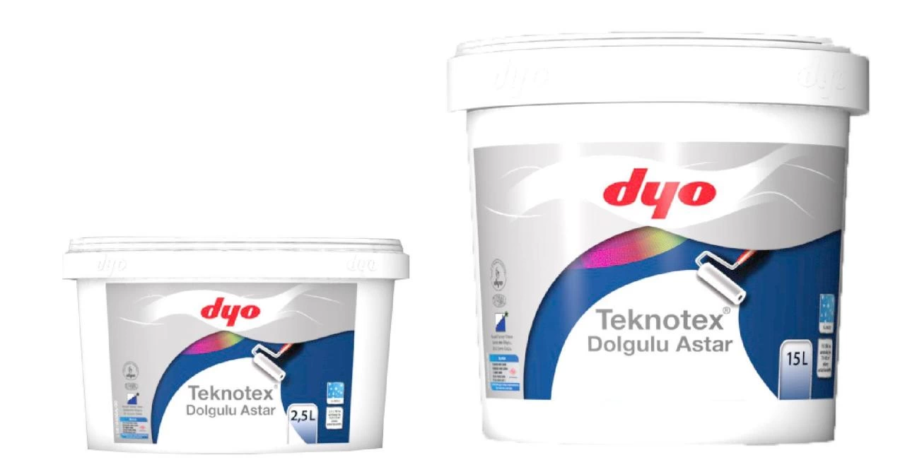 BFS Dyo Teknotex Dolgulu Dış Cephe Astarı 15 Litre Beyaz