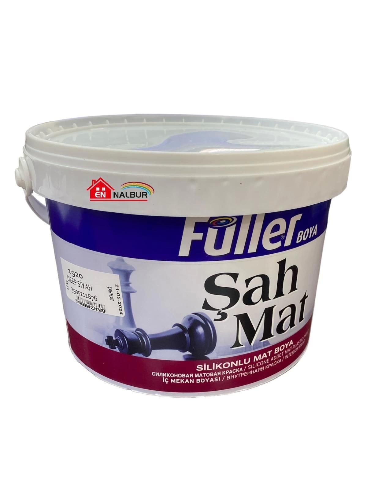 BFS Füller Şahmat Silikonlu Mat İç Cephe 3,5 Kg Deep Siyah