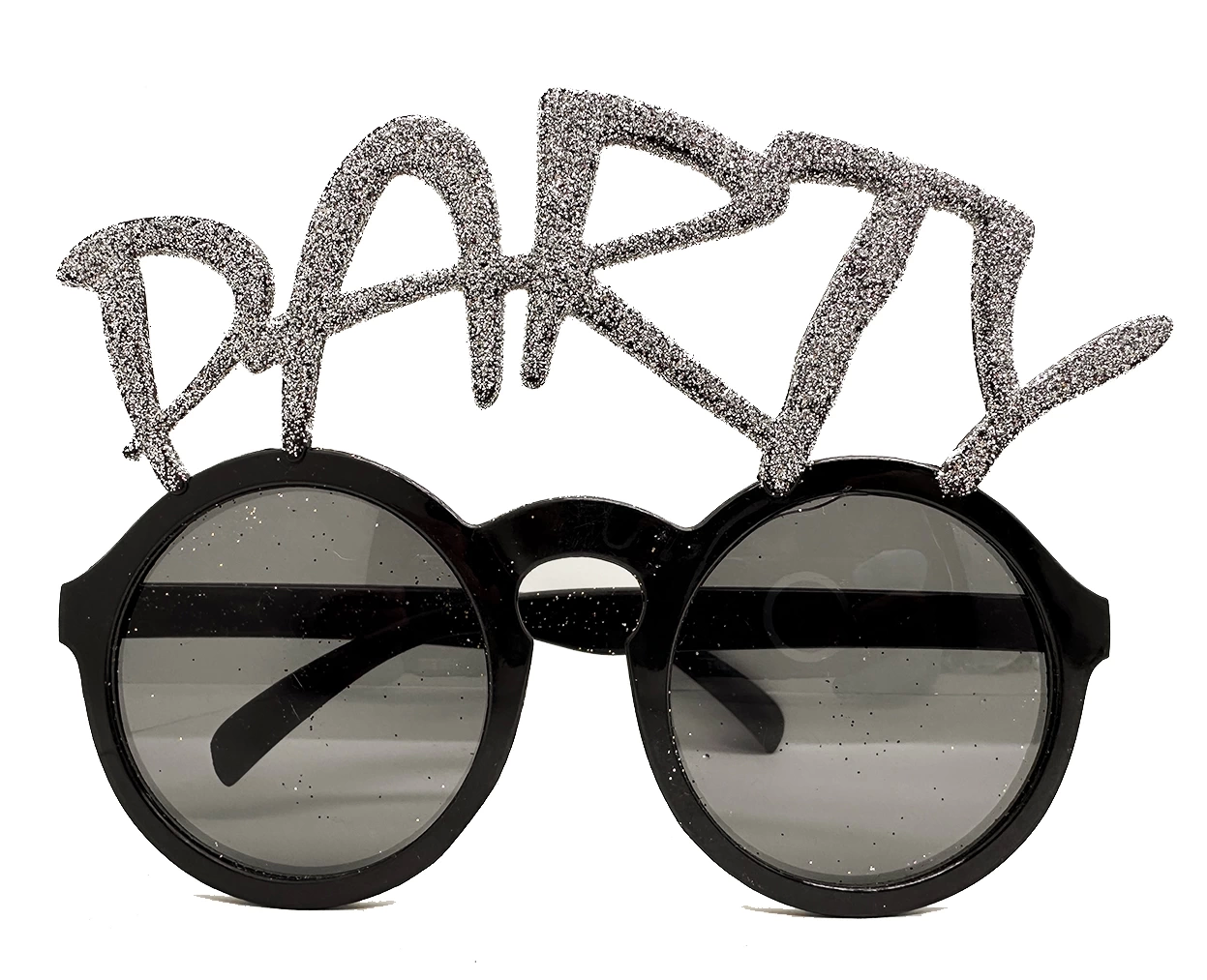 BFS Gümüş Simli Party Yazılı Parti Gözlüğü Show 15x7 Cm
