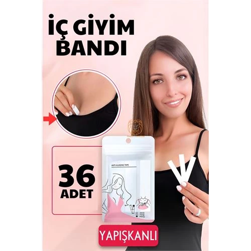 BFS  İç Giyim Bandı Çift Taraflı Yapışkanlı Su Geçirmez 36 ADET
