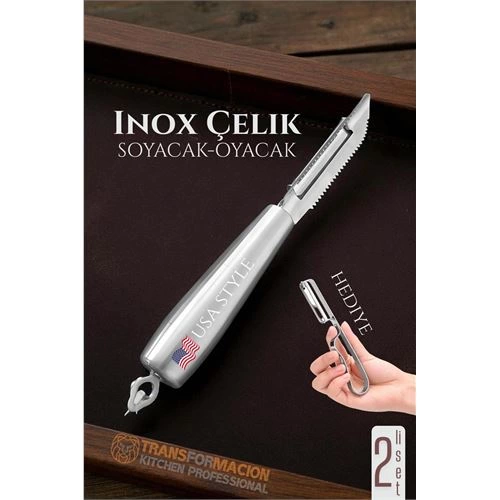 BFS  Inox Soyacak - Sebze Soyacağı - Kabak Dolma Oyacağı 2 li SET