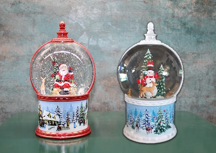 BFS Kardan Adam Ve Noel Babalı Işıklı Müzikli Kar Küresi Alk3183