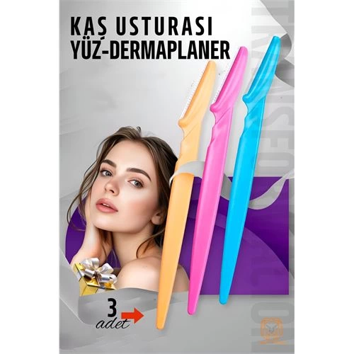 BFS  Kaş Şekillendirici Kaş Dermaplaner Yüz Usturası 3 ADET