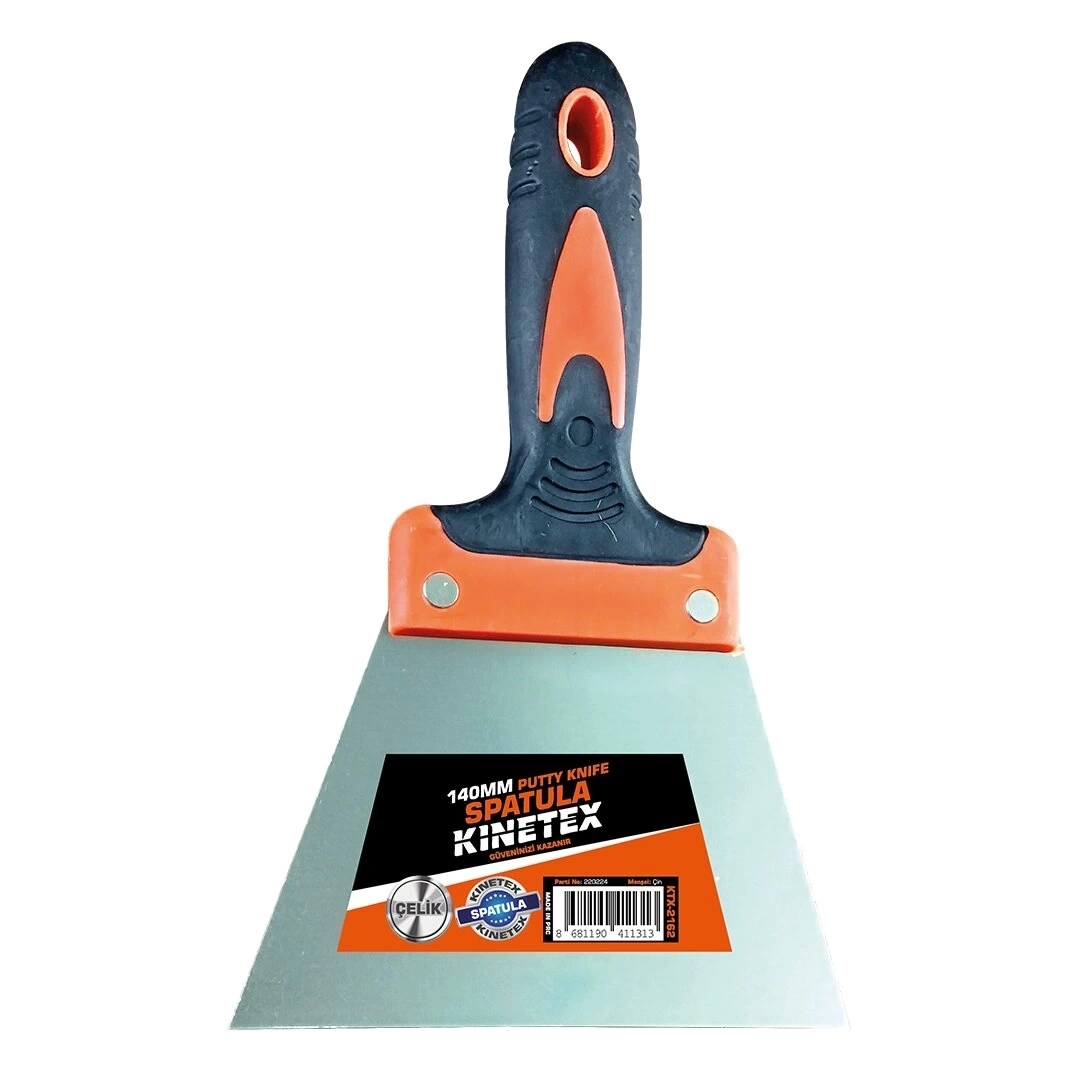 BFS Kinetex 140mm Kauçuk Saplı Spatula | Esnek Çelik Geniş Yüzey Spatulası