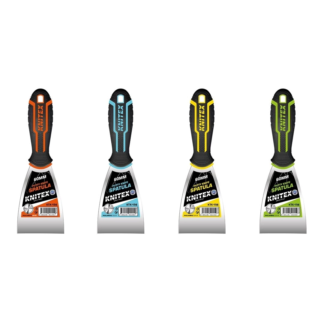 BFS Knitex 60mm Metal Saplı Spatula | Çok Amaçlı Boya Kazıma Ve Yüzey Hazırlık Aleti