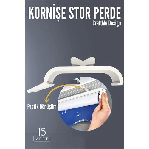 BFS  Kornişe Stor Perde Montaj Aparatı 15 ADET