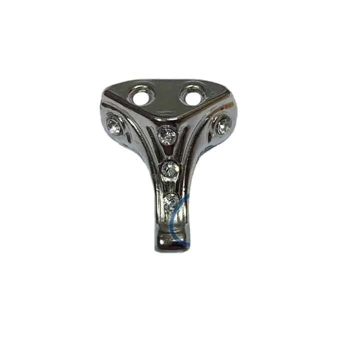 BFS Moda Taşlı Ahşap Sandık Ayağı, Kutu Ayak 2,5 Cm - Nikel, 100 Adet