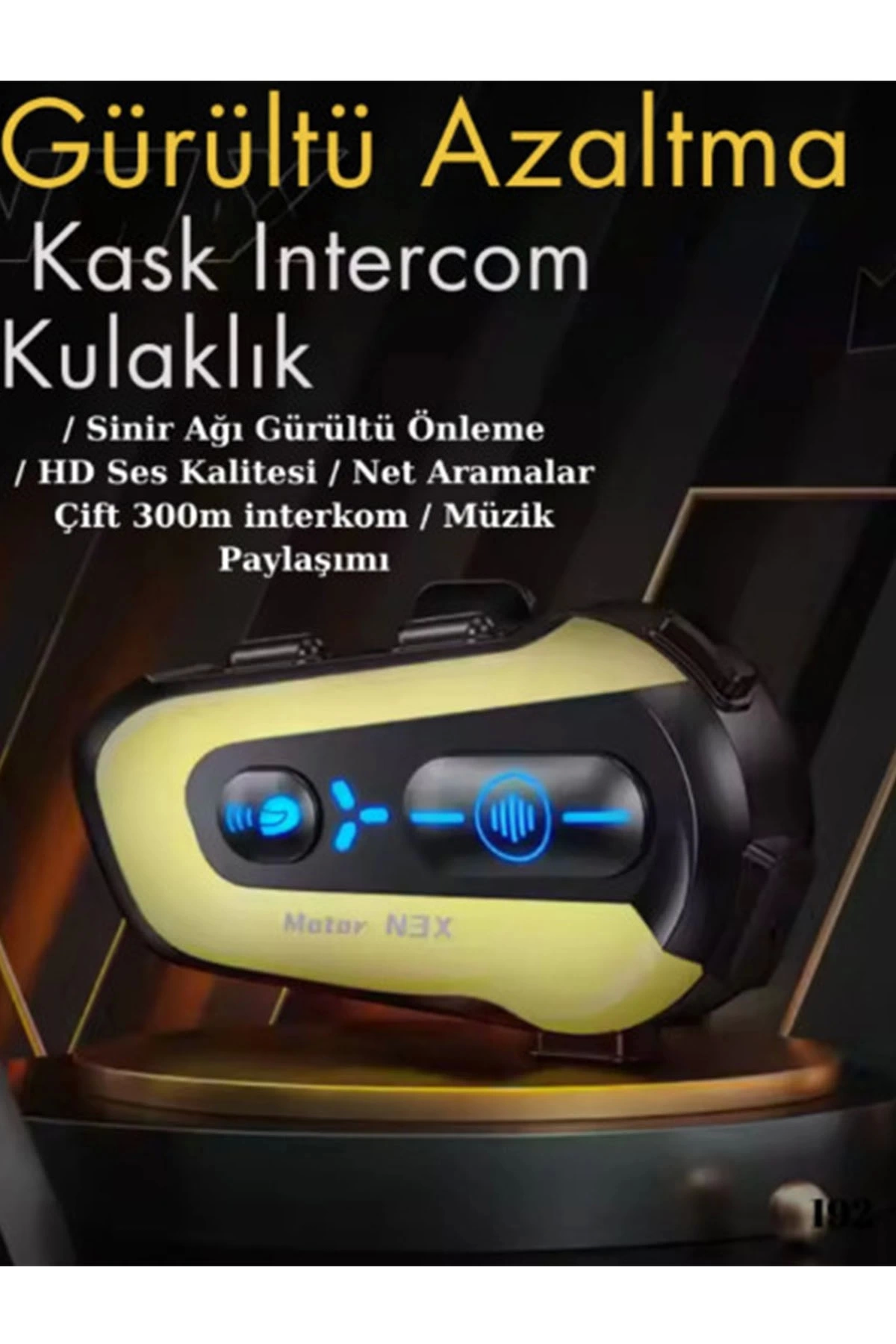 BFS N3x Rgb Işıklı Intercom 3 Kişi Bağlantılı 1000mah Motosiklet Bluetooth Kulaklık Seti BFS N3x Rgb Işıklı Intercom 3 Kişi Bağlantılı 1000mah Motosiklet Bluetooth Kulaklık Seti