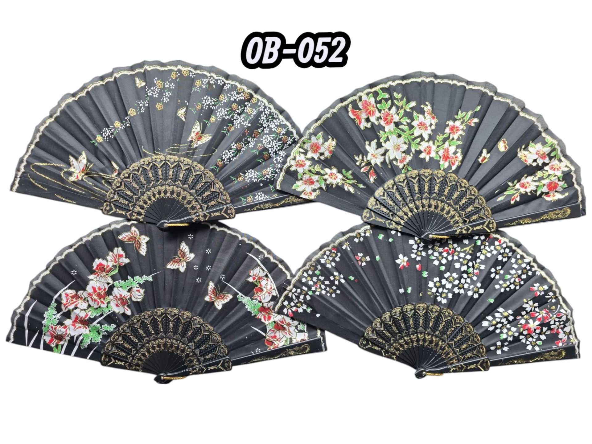 BFS Plastik Kumaş Yelpaze 12'li Karışık Ob-052
