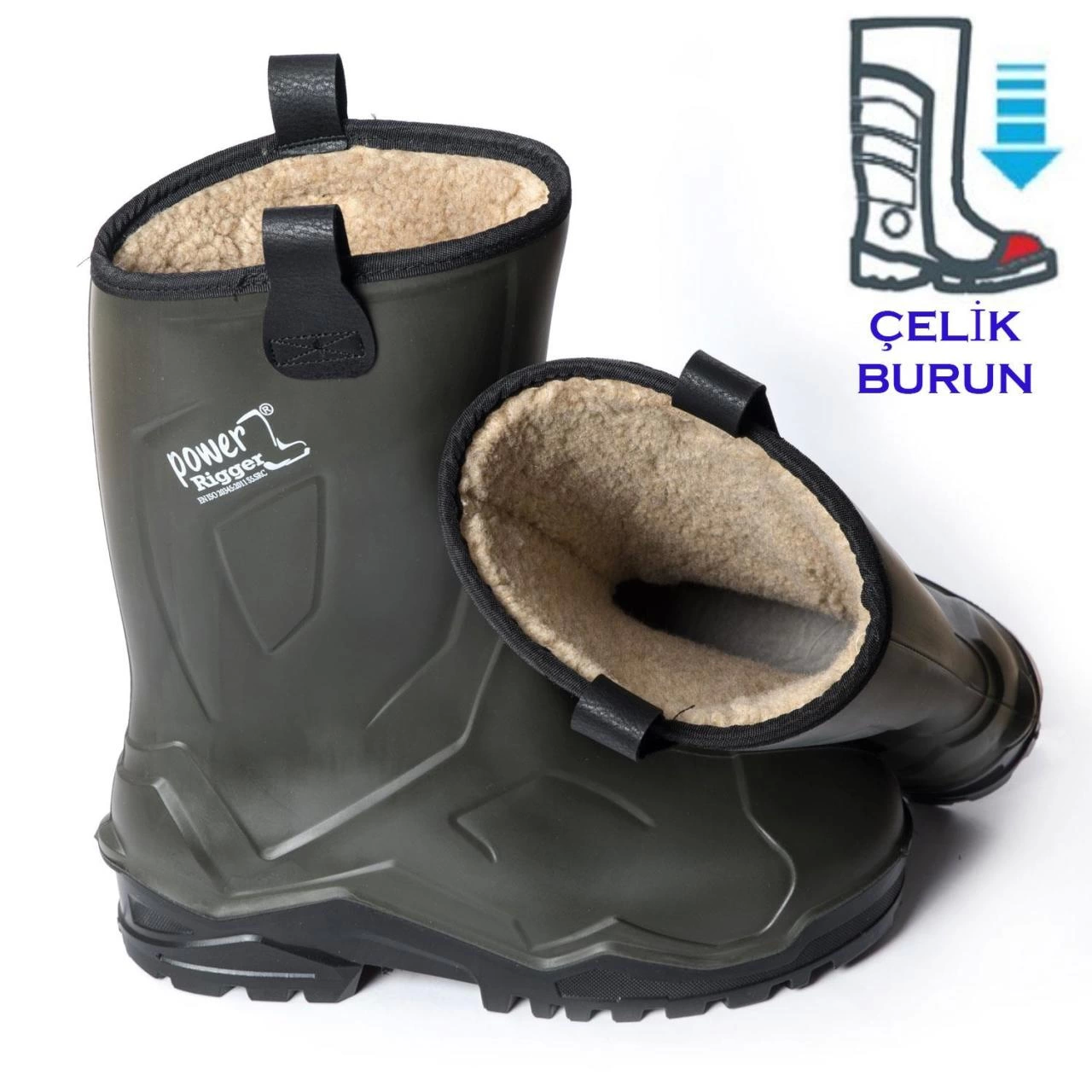 BFS Pollyboot Power Rigger Çizme Çelik Burunlu 47 Numara