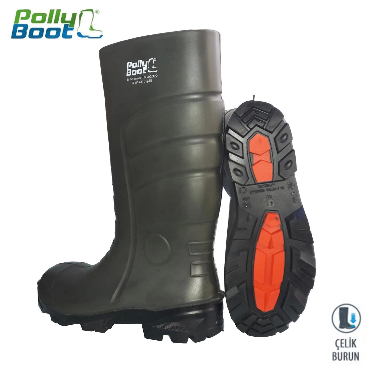BFS Pollyboot Vega 43 Numara Çelik Burunlu Çizme Poliüratan BFS Pollyboot Vega 43 Numara Çelik Burunlu Çizme Poliüratan