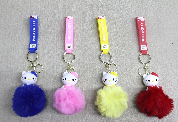 BFS Ponponlu Hello Kitty Anahtarlık Alk4247