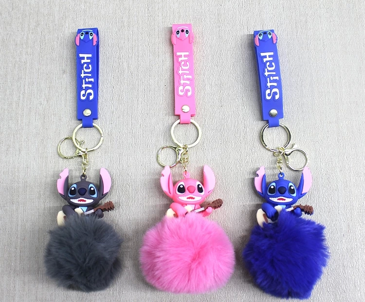 BFS Ponponlu Stitch Anahtarlık Alk4245