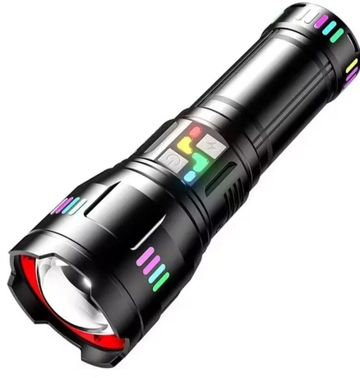 BFS Pro F-3002 Alüminyum Tg Led Gece Şeritli Type-c Şarjlı El Feneri