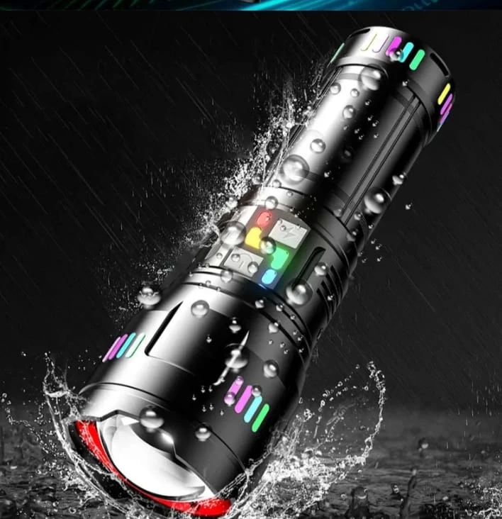 BFS Pro F-3002 Alüminyum Tg Led Gece Şeritli Type-c Şarjlı El Feneri