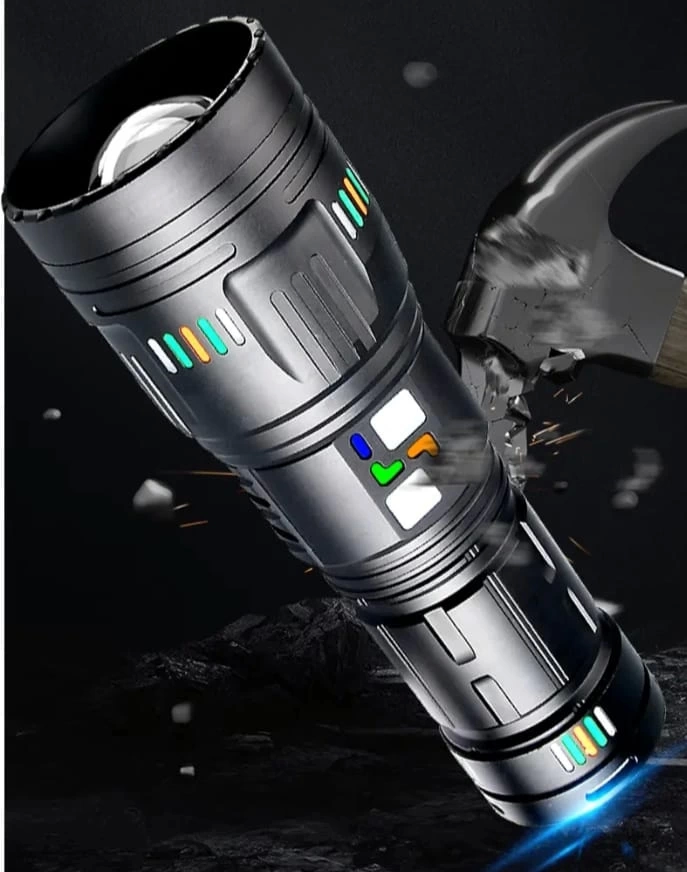 BFS Pro F-3002 Alüminyum Tg Led Gece Şeritli Type-c Şarjlı El Feneri BFS Pro F-3002 Alüminyum Tg Led Gece Şeritli Type-c Şarjlı El Feneri